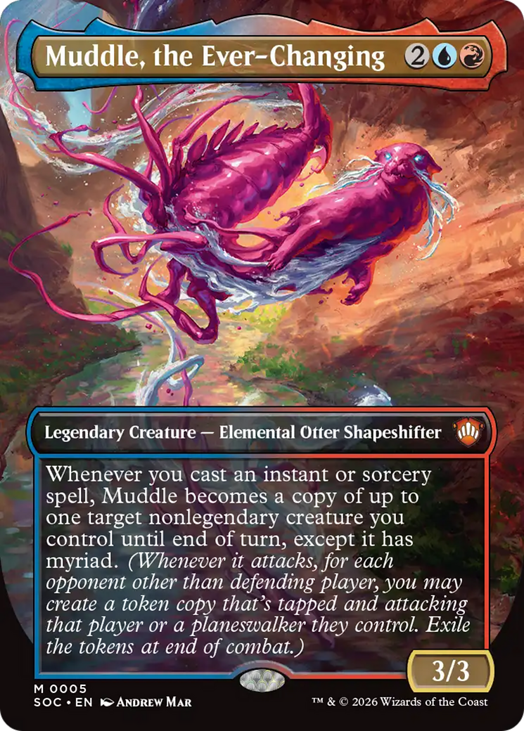 Muddle, the Ever-Changing (Borderless) [Secrets of Strixhaven Commander] | Jack's On Queen