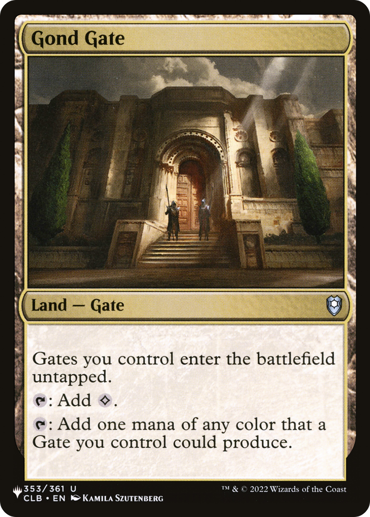Gond Gate [The List] | Jack's On Queen