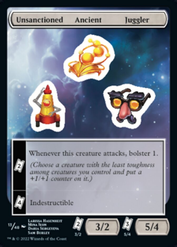 Unsanctioned Ancient Juggler [Unfinity Stickers] | Jack's On Queen