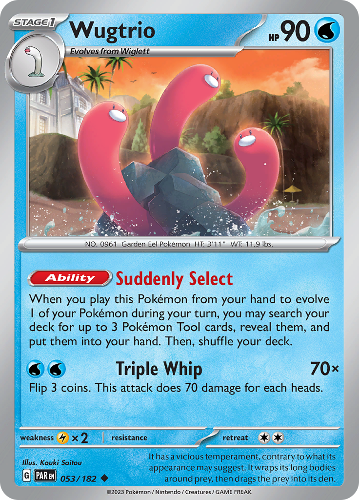 Wugtrio (053/182) [Scarlet & Violet: Paradox Rift] | Jack's On Queen