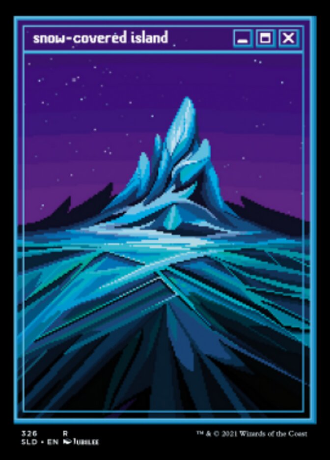 Snow-Covered Island (Foil Etched) [Secret Lair Drop Series] | Jack's On Queen