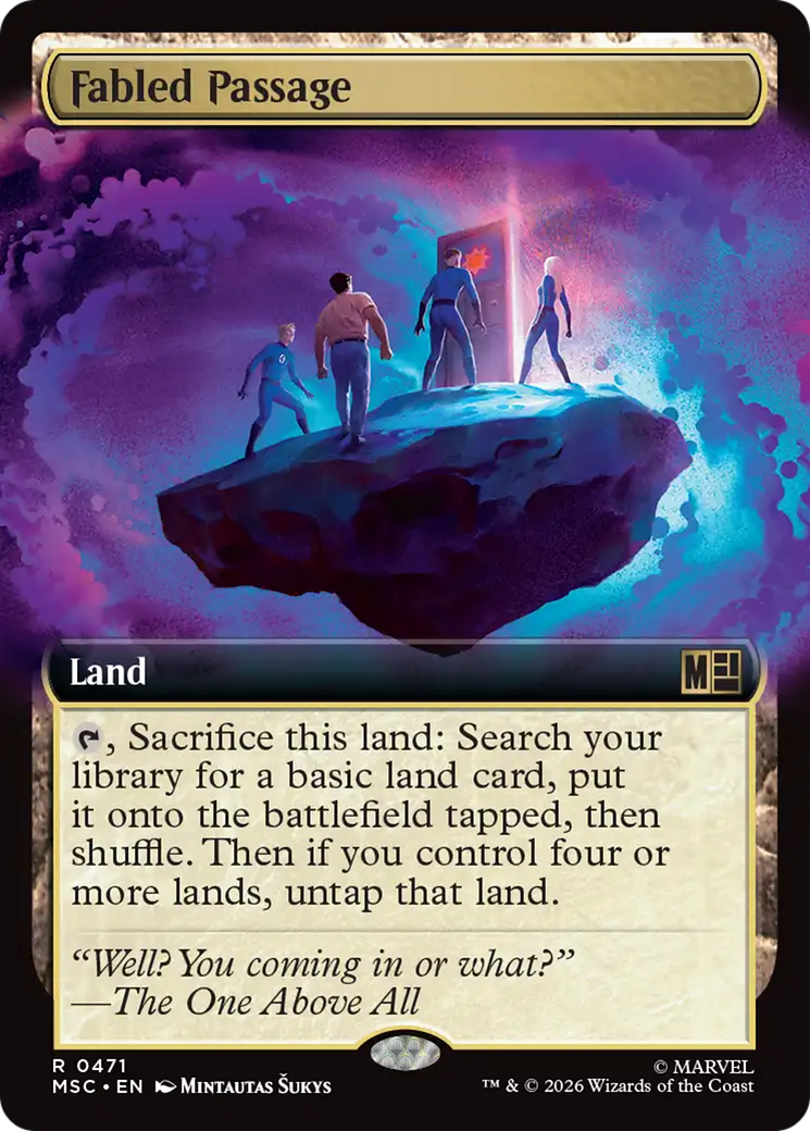 Fabled Passage (Extended Art) [Marvel Super Heroes Commander] | Jack's On Queen
