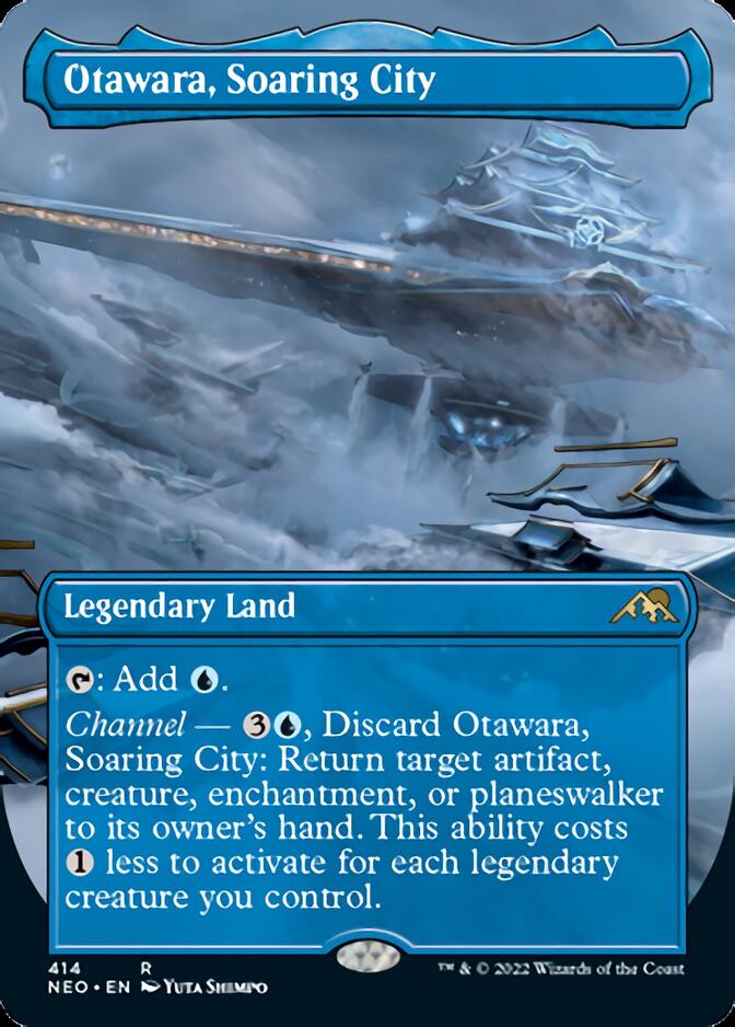 Otawara, Soaring City (Borderless Alternate Art) [Kamigawa: Neon Dynasty] | Jack's On Queen