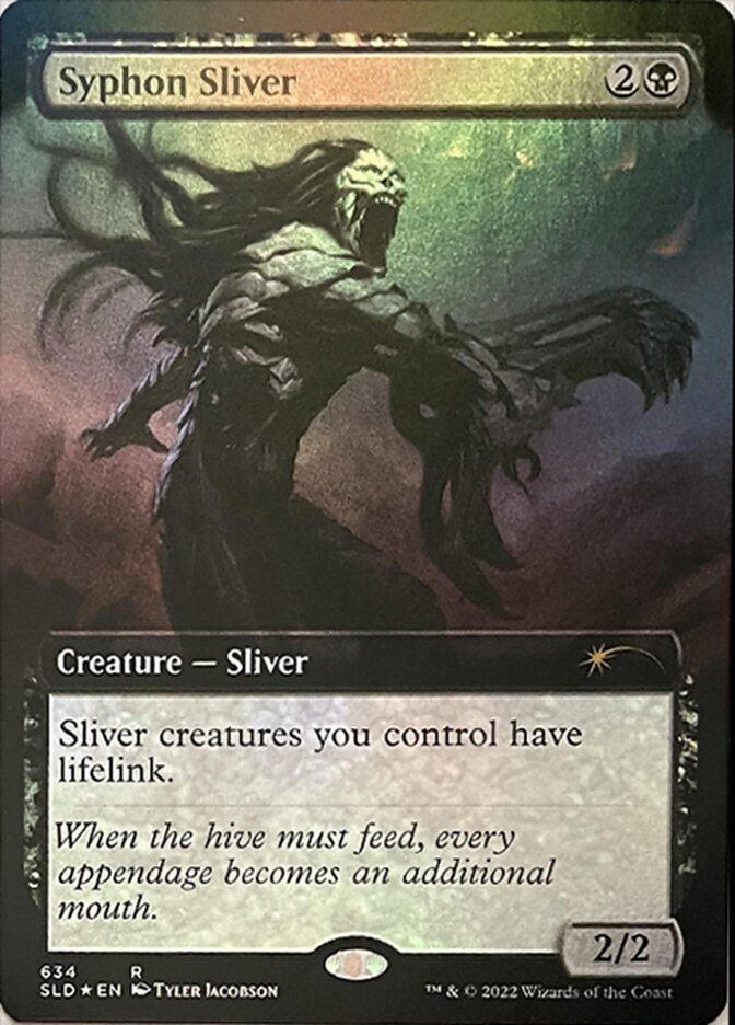 Syphon Sliver (Extended Art) [Secret Lair Drop Promos] | Jack's On Queen