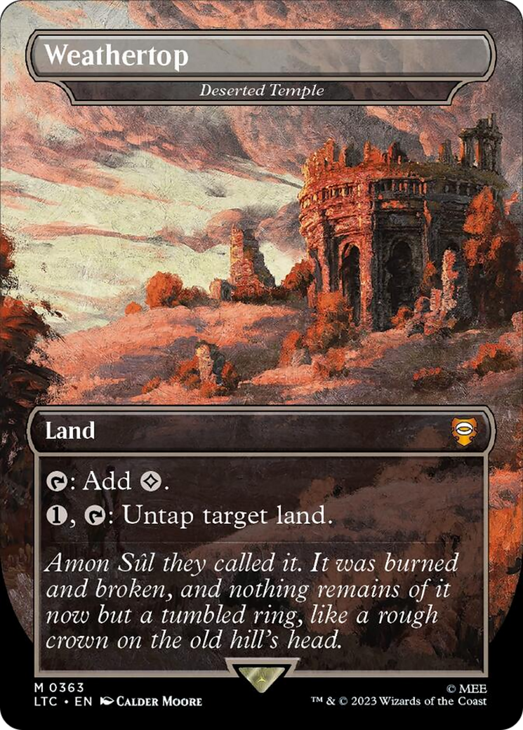 Weathertop - Deserted Temple [The Lord of the Rings: Tales of Middle-Earth Commander] | Jack's On Queen