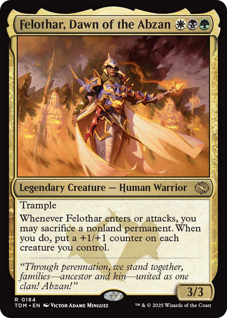 Felothar, Dawn of the Abzan [Tarkir: Dragonstorm] | Jack's On Queen