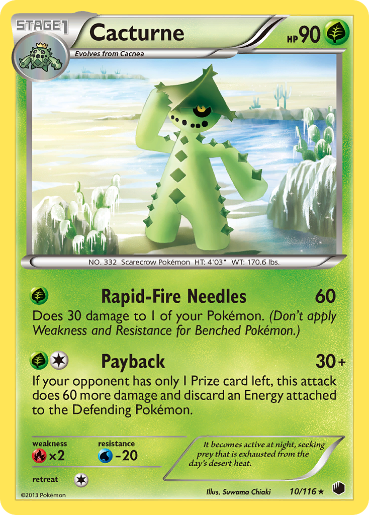 Cacturne (10/116) [Black & White: Plasma Freeze] | Jack's On Queen