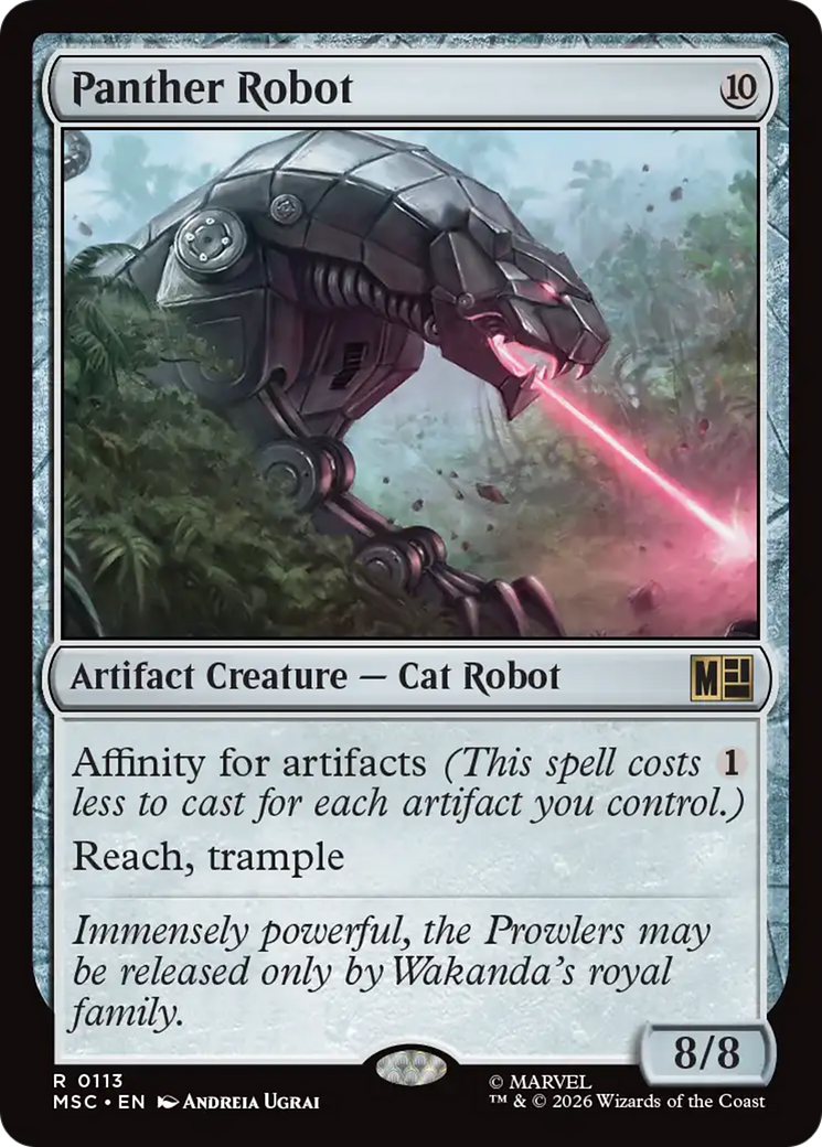 Panther Robot (Surge Foil) [Marvel Super Heroes Commander] | Jack's On Queen