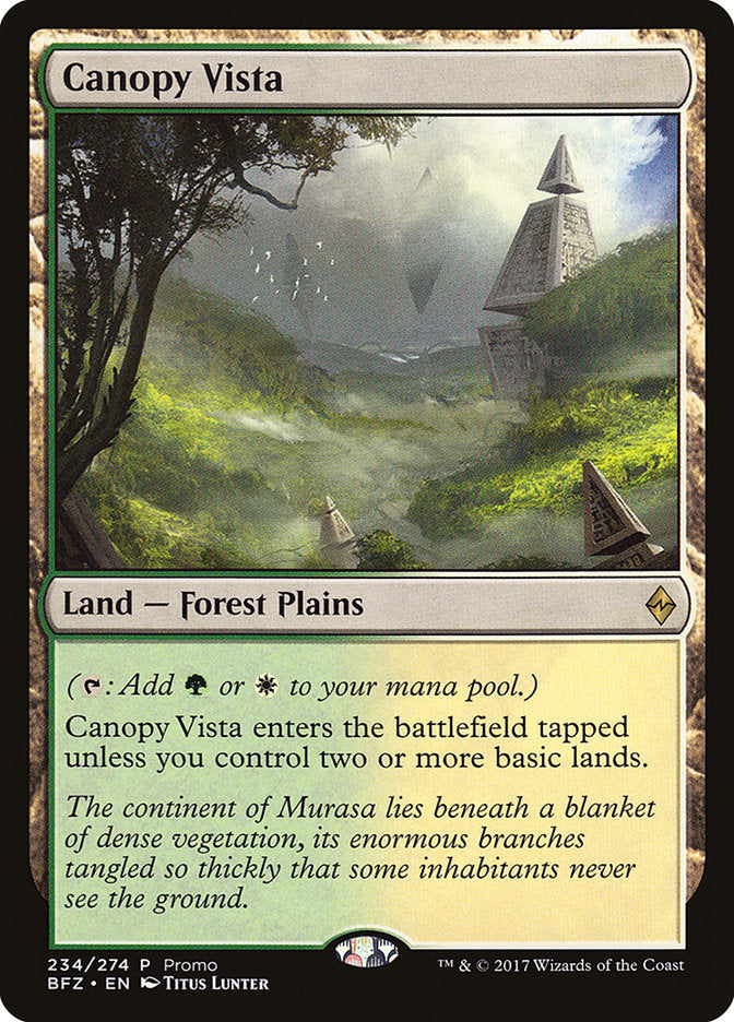 Canopy Vista (Promo) [Standard Showdown Promos] | Jack's On Queen