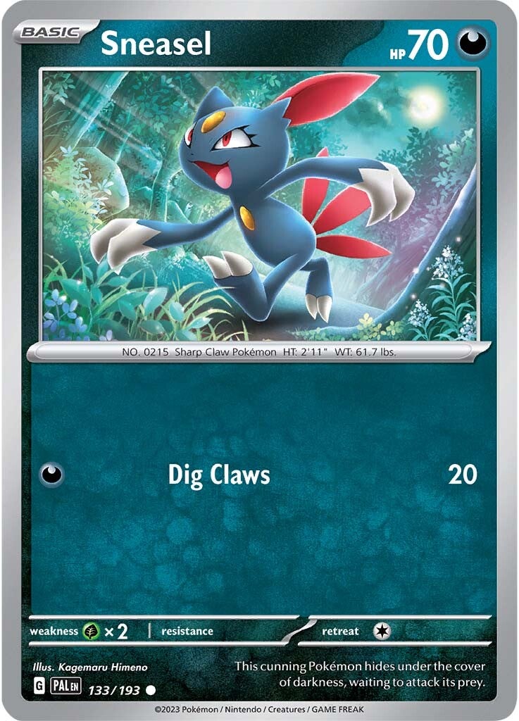 Sneasel (133/193) [Scarlet & Violet: Paldea Evolved] | Jack's On Queen