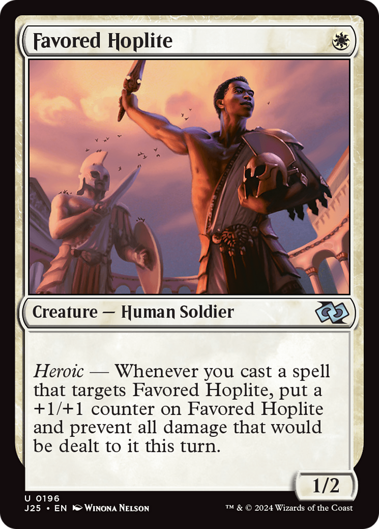 Favored Hoplite [Foundations Jumpstart] | Jack's On Queen