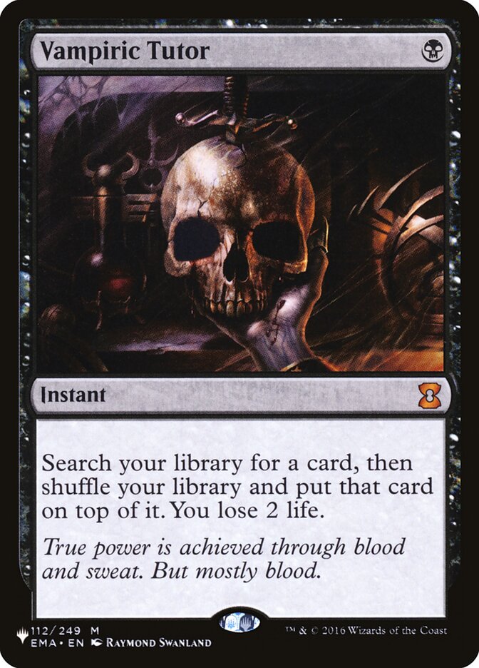 Vampiric Tutor [The List] | Jack's On Queen