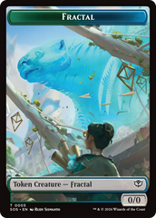 Fractal (0005) // Pest (0009) Double-Sided Token [Secrets of Strixhaven Tokens] | Jack's On Queen