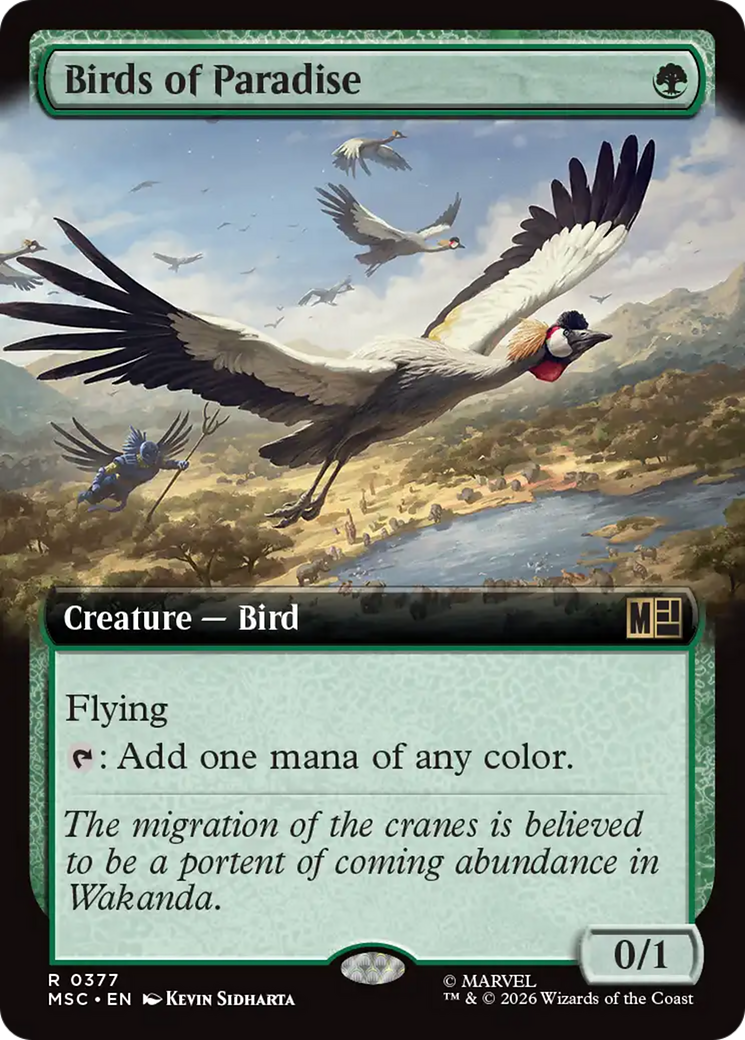 Birds of Paradise (Extended Art) [Marvel Super Heroes Commander] | Jack's On Queen