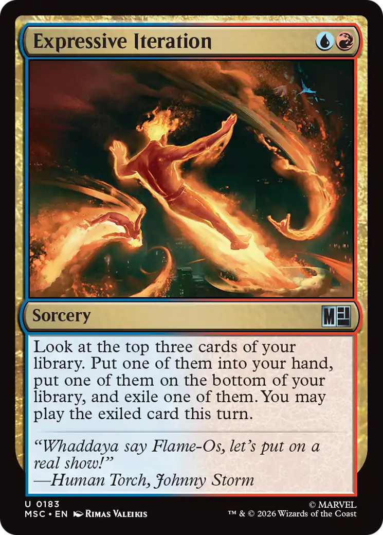 Expressive Iteration (Surge Foil) [Marvel Super Heroes Commander] | Jack's On Queen