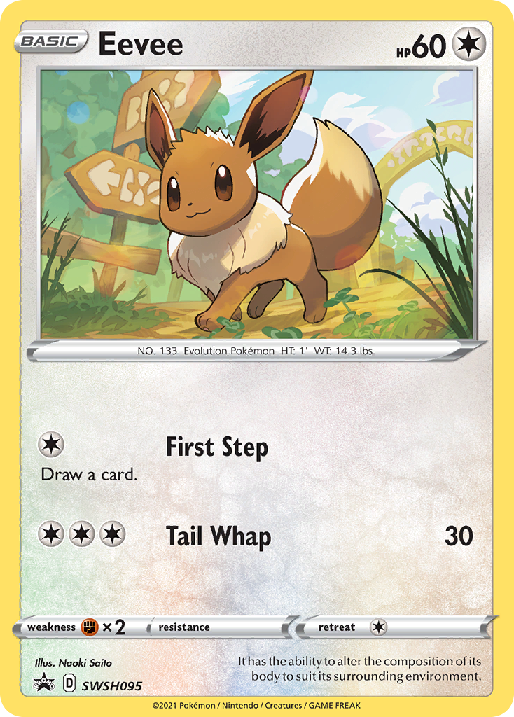 Eevee (SWSH095) [Sword & Shield: Black Star Promos] | Jack's On Queen