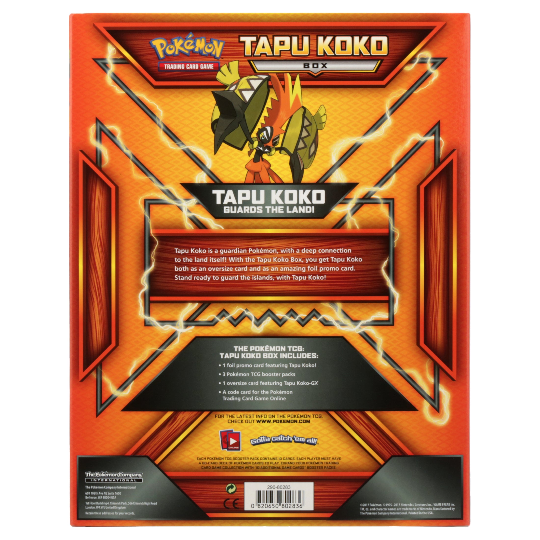 Sun & Moon - Tapu Koko Box | Jack's On Queen