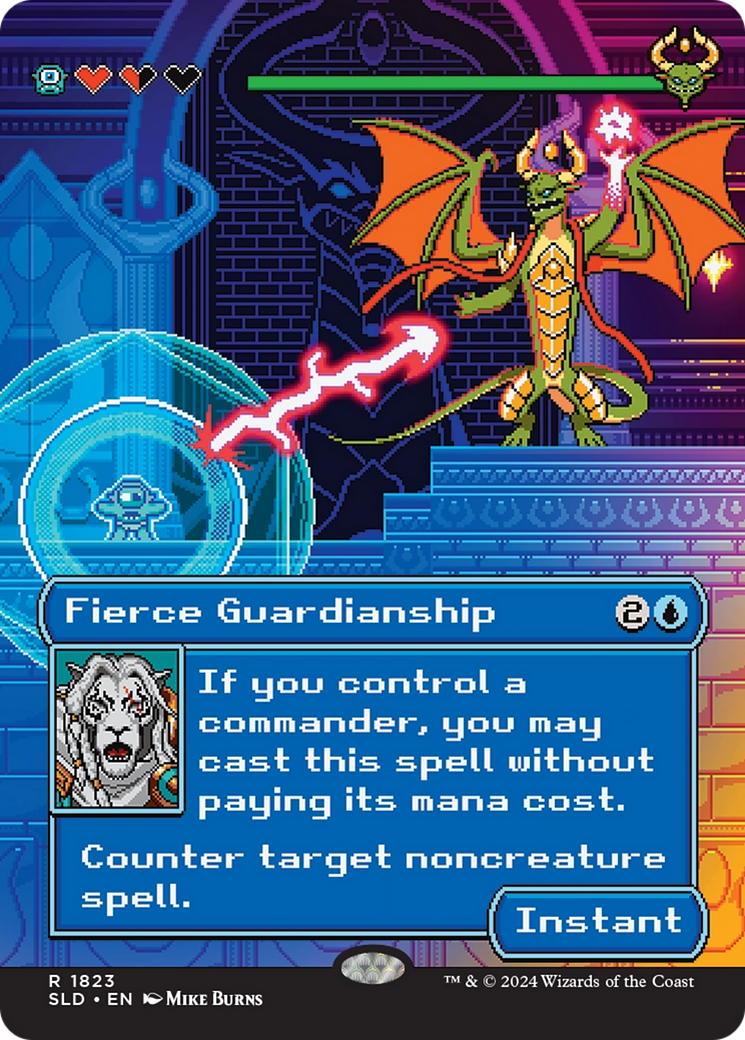 Fierce Guardianship (Rainbow Foil) [Secret Lair Drop Series] | Jack's On Queen