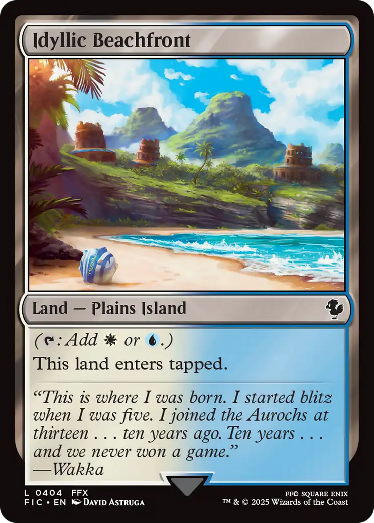 Idyllic Beachfront [FINAL FANTASY Commander] | Jack's On Queen