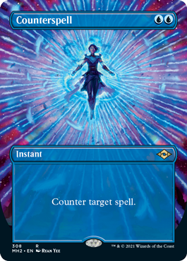 Counterspell (Borderless Alternate Art) [Modern Horizons 2] | Jack's On Queen