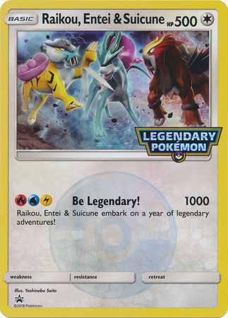 Raikou, Entei & Suicune (Jumbo Card) [Miscellaneous Cards] | Jack's On Queen