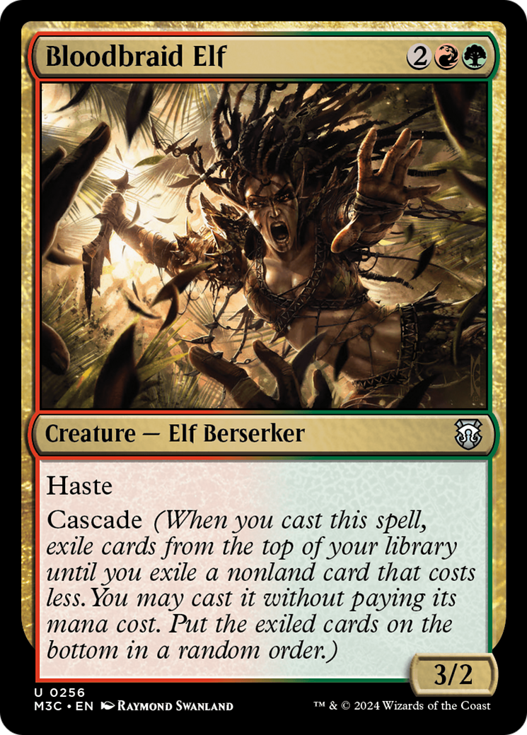 Bloodbraid Elf (Ripple Foil) [Modern Horizons 3 Commander] | Jack's On Queen