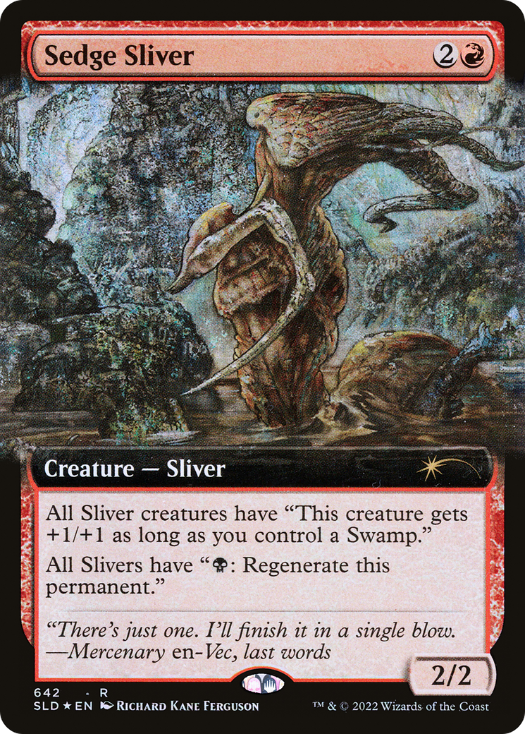 Sedge Sliver (Extended Art) [Secret Lair Drop Promos] | Jack's On Queen