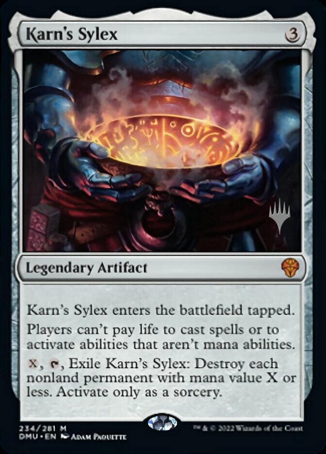 Karn's Sylex (Promo Pack) [Dominaria United Promos] | Jack's On Queen