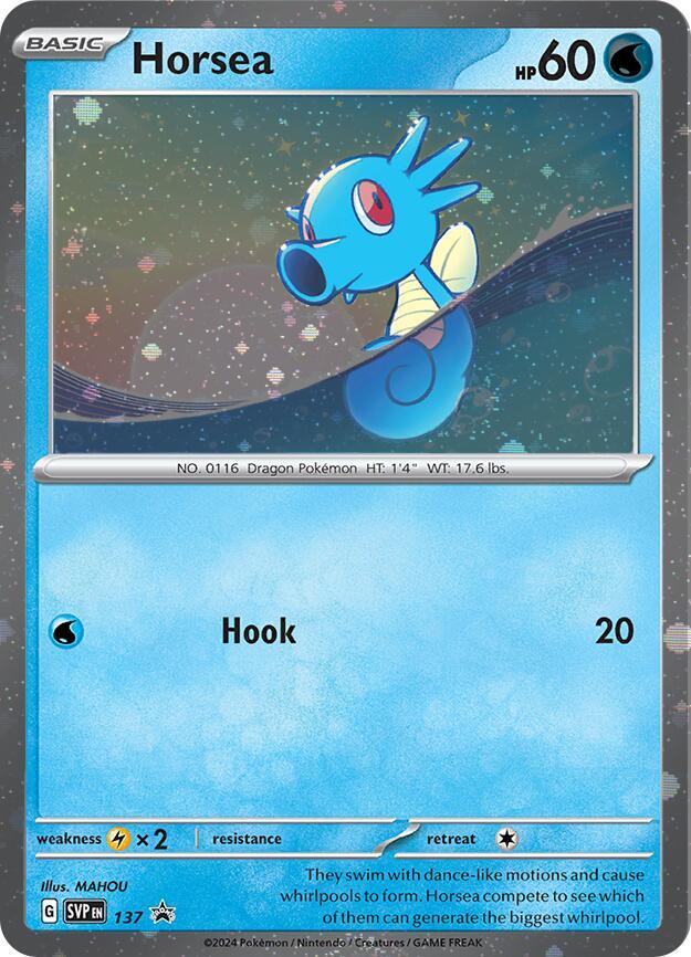 Horsea (SVP137) (Cosmo Holo) [SV: Scarlet & Violet Promo Cards] | Jack's On Queen