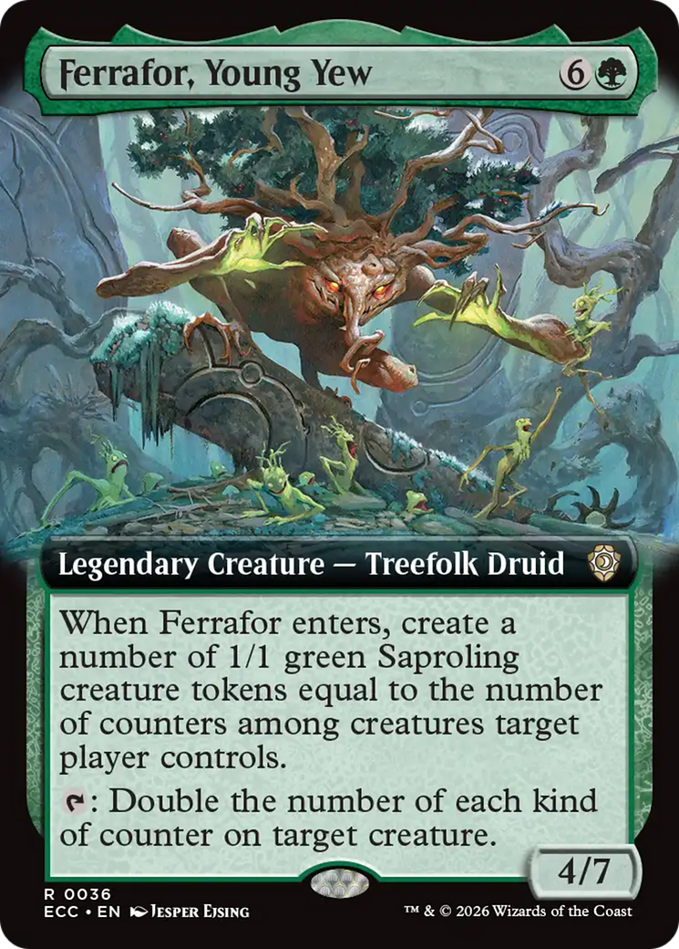 Ferrafor, Young Yew (Extended Art) [Lorwyn Eclipsed Commander] | Jack's On Queen