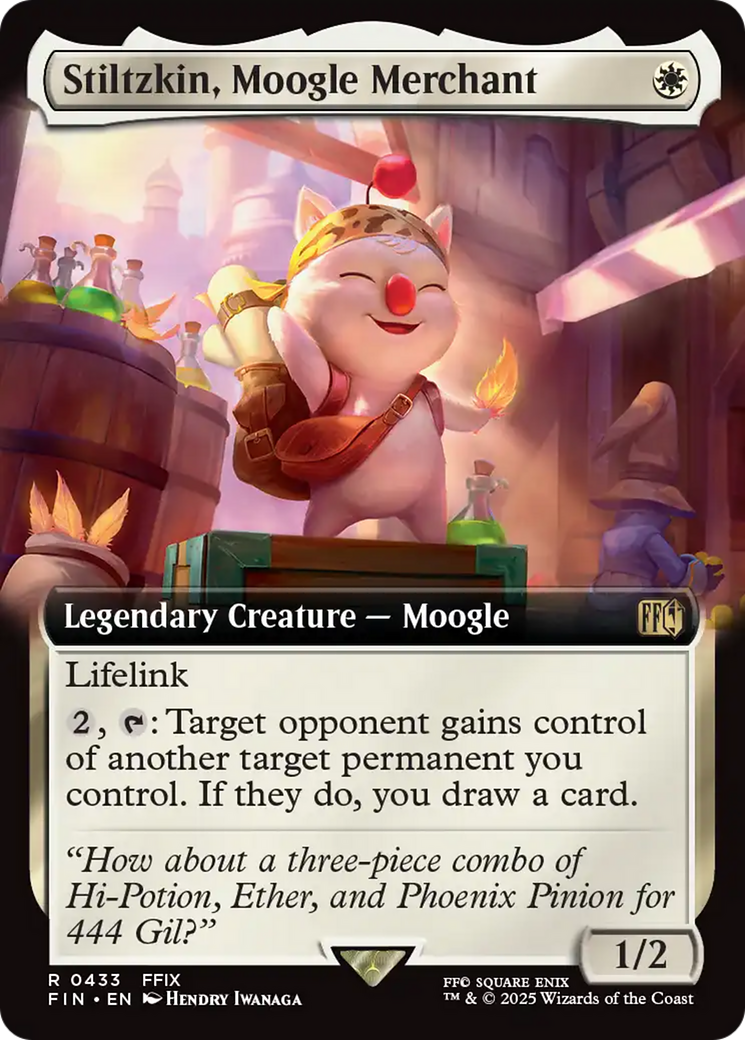 Stiltzkin, Moogle Merchant (Extended Art) [FINAL FANTASY] | Jack's On Queen