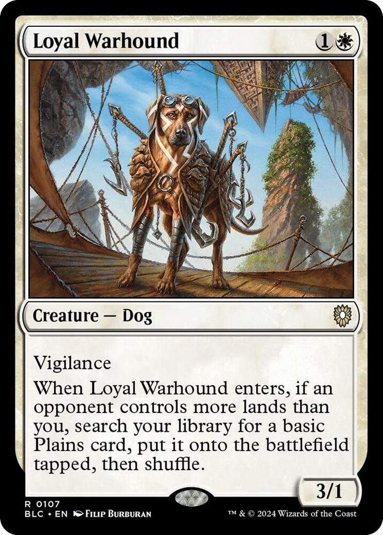 Loyal Warhound [Bloomburrow Commander] | Jack's On Queen