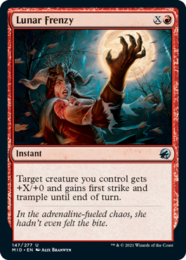 Lunar Frenzy [Innistrad: Midnight Hunt] | Jack's On Queen