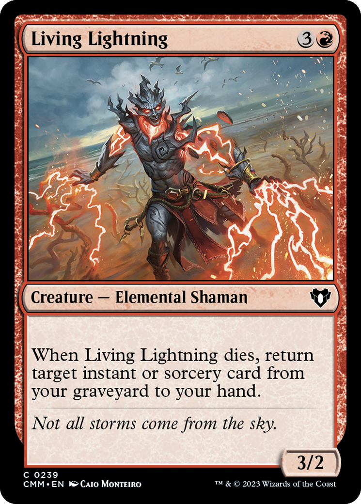 Living Lightning [Commander Masters] | Jack's On Queen