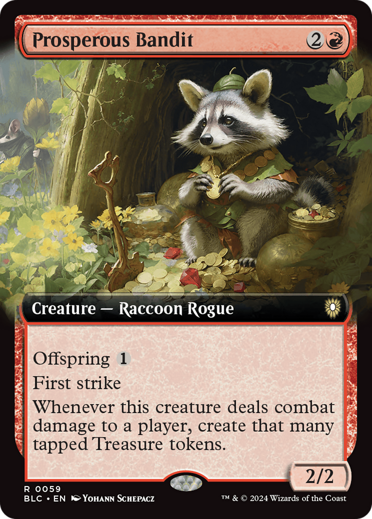 Prosperous Bandit (Extended Art) [Bloomburrow Commander] | Jack's On Queen