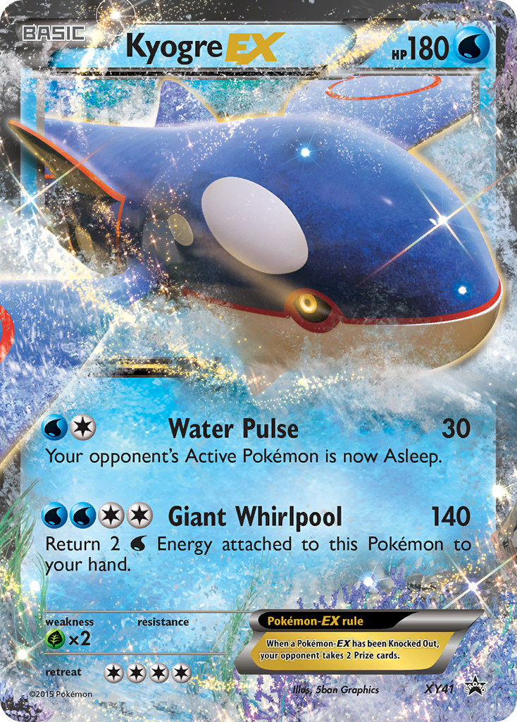 Kyogre EX (XY41) [XY: Black Star Promos] | Jack's On Queen