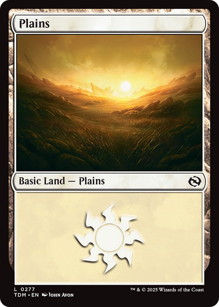 Plains (0277) [Tarkir: Dragonstorm] | Jack's On Queen