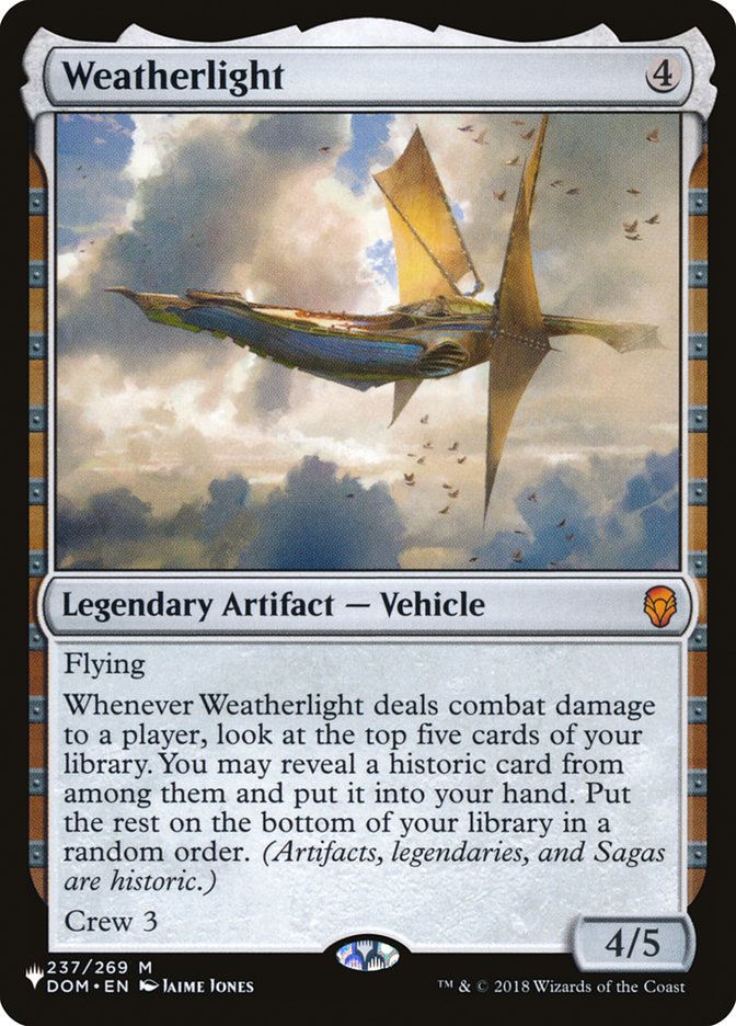 Weatherlight [The List] | Jack's On Queen