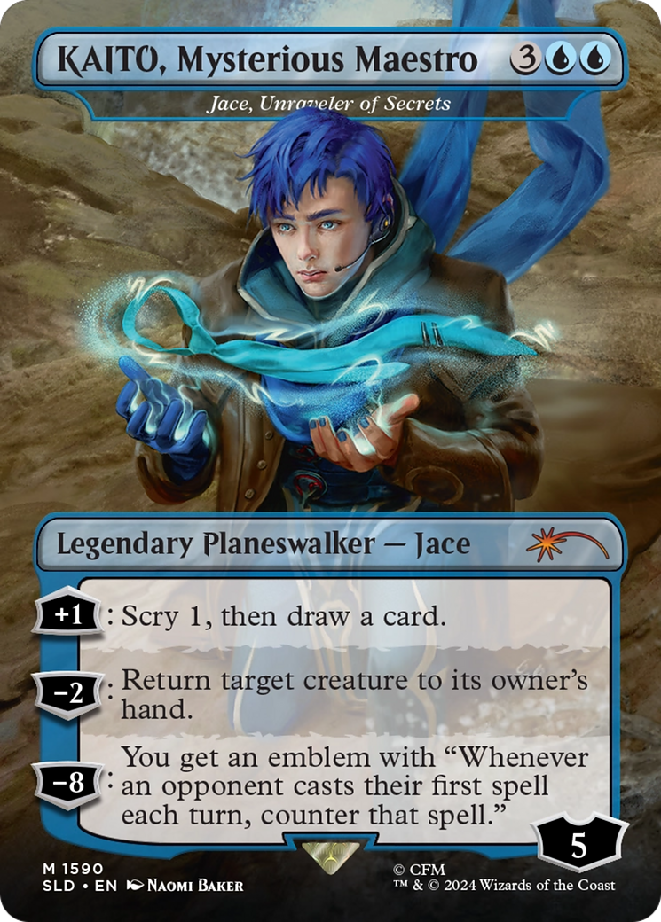 KAITO, Mysterious Maestro - Jace, Unraveler of Secrets [Secret Lair Drop Series] | Jack's On Queen