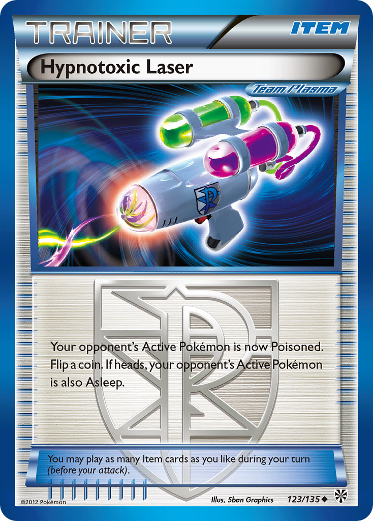 Hypnotoxic Laser (123/135) [Black & White: Plasma Storm] | Jack's On Queen