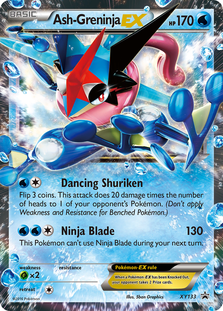 Ash-Greninja EX (XY133) [XY: Black Star Promos] | Jack's On Queen