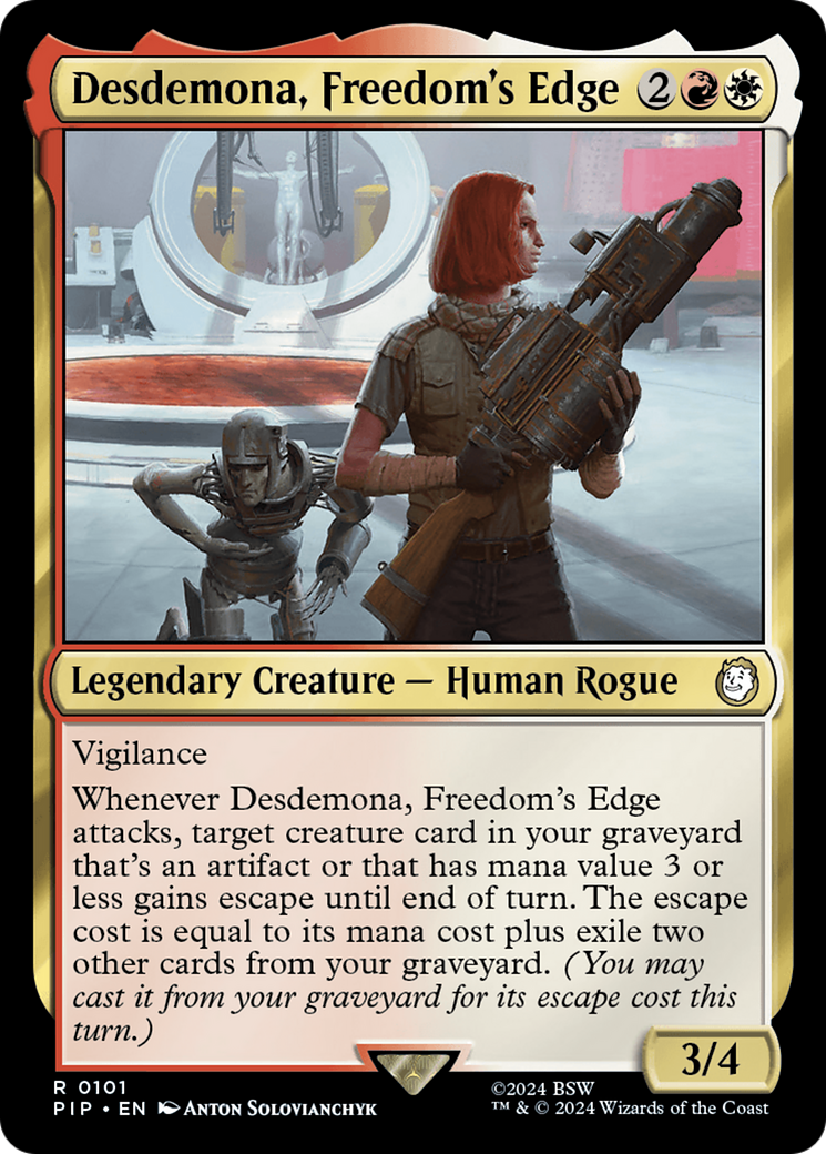 Desdemona, Freedom's Edge [Fallout] | Jack's On Queen