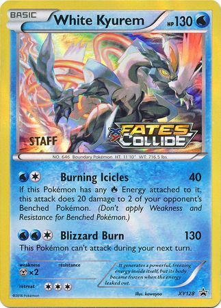 White Kyurem (XY128) (Staff) [XY: Black Star Promos] | Jack's On Queen