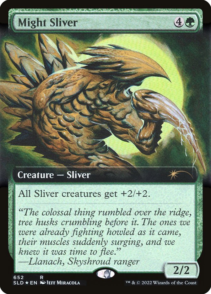 Might Sliver (Extended Art) [Secret Lair Drop Promos] | Jack's On Queen