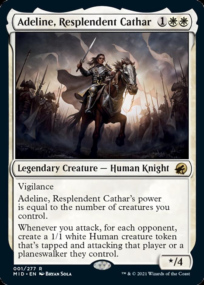 Adeline, Resplendent Cathar [Innistrad: Midnight Hunt] | Jack's On Queen