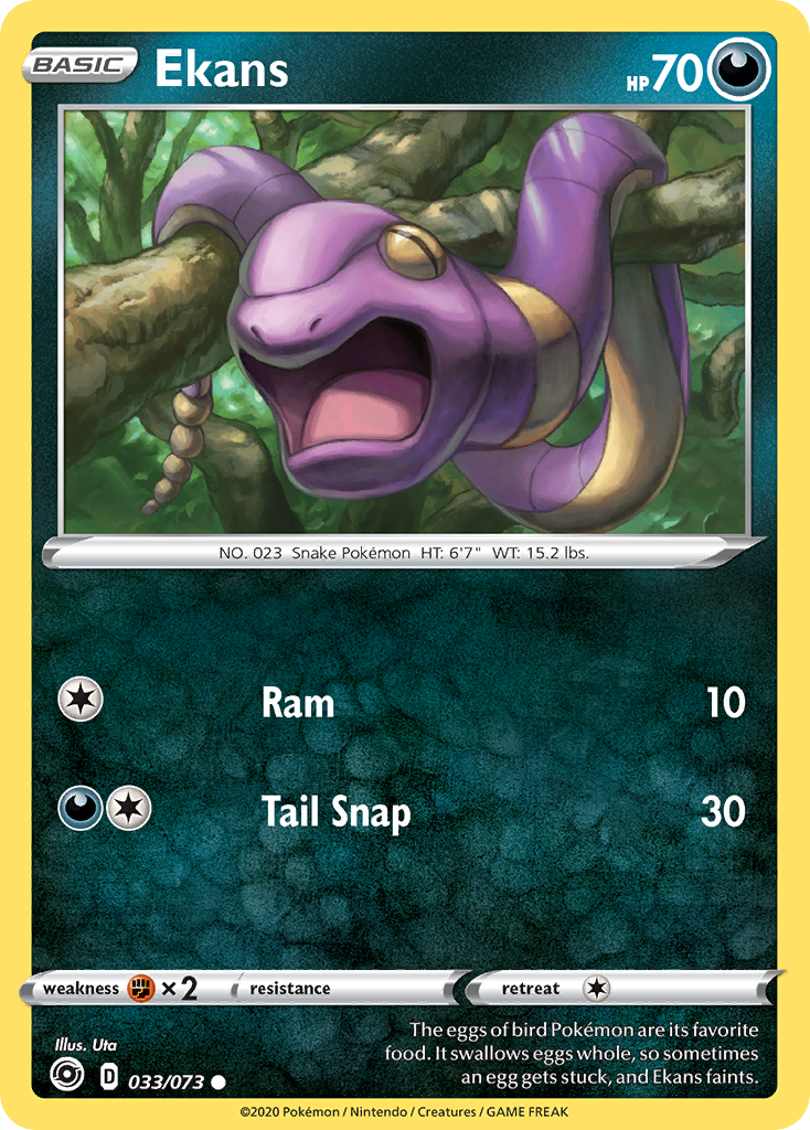 Ekans (033/073) [Sword & Shield: Champion's Path] | Jack's On Queen