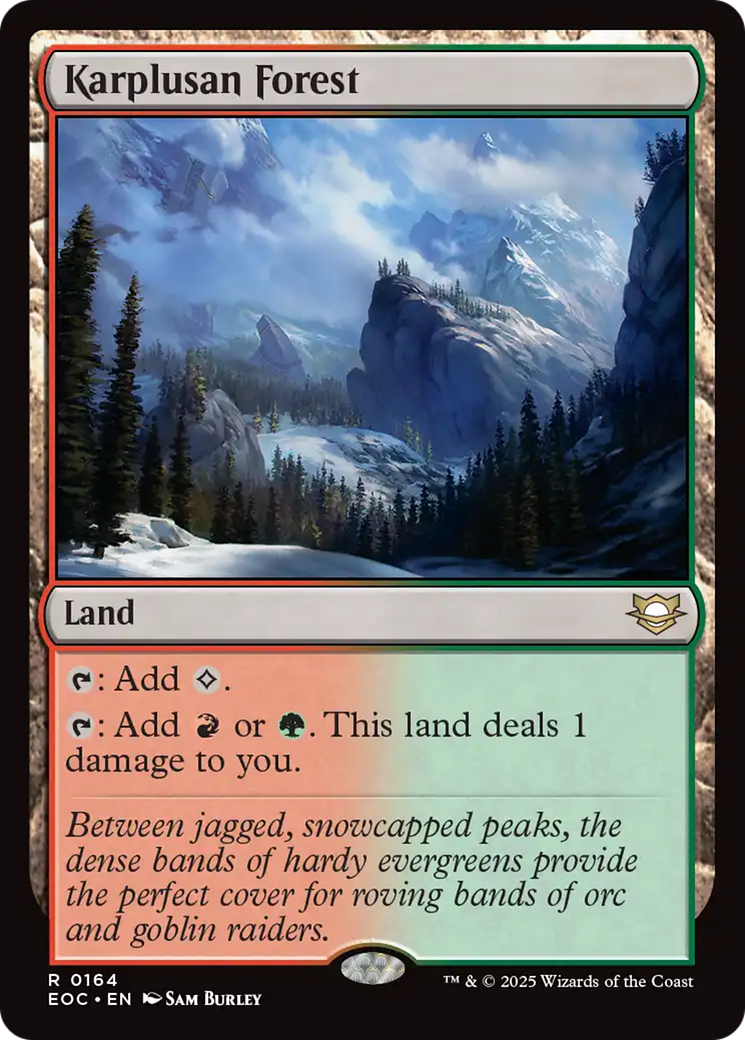 Karplusan Forest [Edge of Eternities Commander] | Jack's On Queen