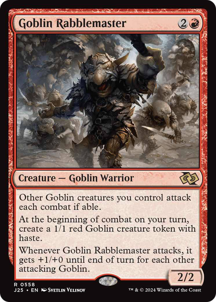 Goblin Rabblemaster [Foundations Jumpstart] | Jack's On Queen