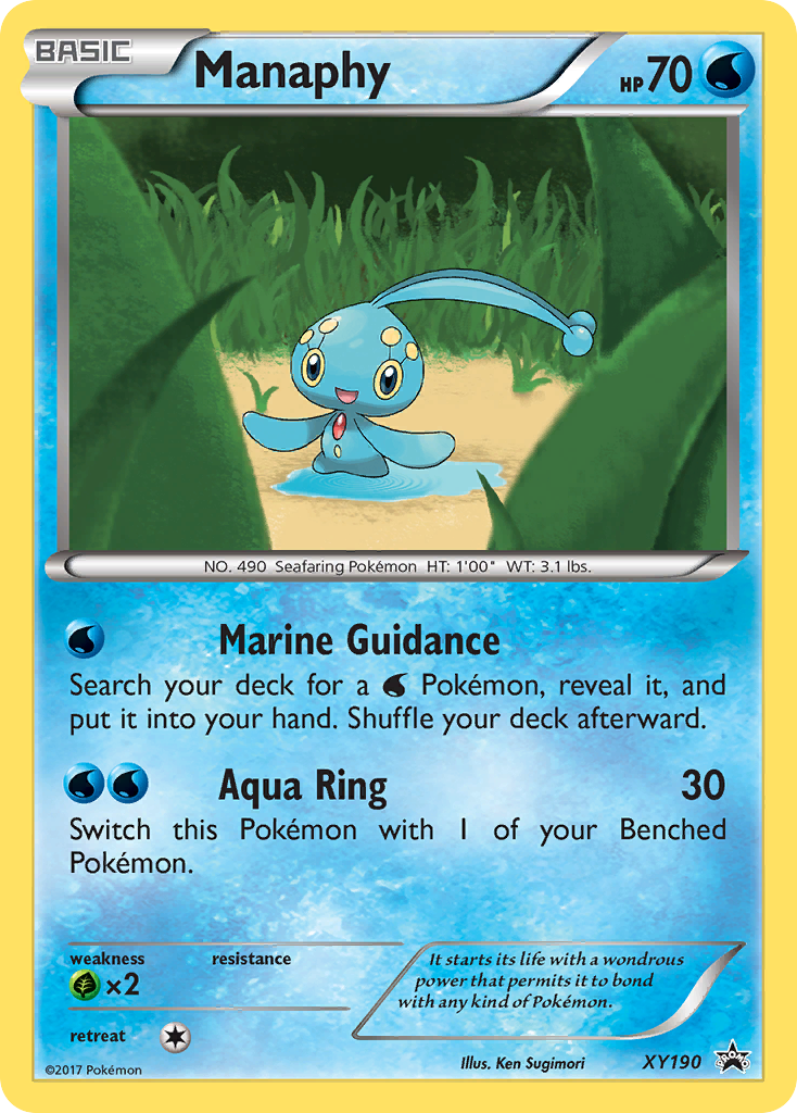 Manaphy (XY190) [XY: Black Star Promos] | Jack's On Queen