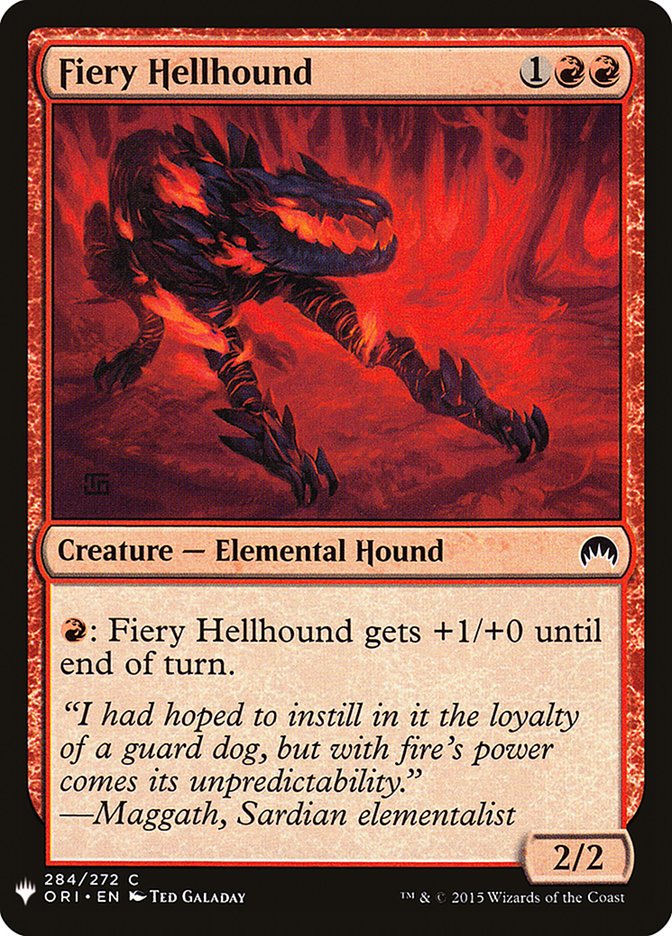 Fiery Hellhound [Mystery Booster] | Jack's On Queen